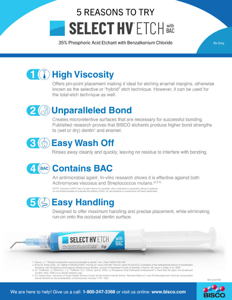 Select HV Etch with BAC - 5 Reasons to Try
